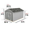 Handy Home Rookwood 10 x 14 ft. Wood Storage Shed Kit