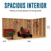 Heartland Coronado 12 x 8 ft Saltbox Wood Outdoor Storage Shed with Windows and Doors
