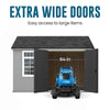 Heartland Coronado 12 x 8 ft Saltbox Wood Outdoor Storage Shed with Windows and Doors