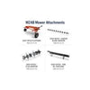 Husqvarna MZ48 Zero-Turn Mowers 23 HP Kawasaki 48” Clears Cut ZT3100 (M-ZT Seat)