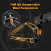 Jasion X-Hunter Folding Fat Tire Electric Bike with Full Suspension