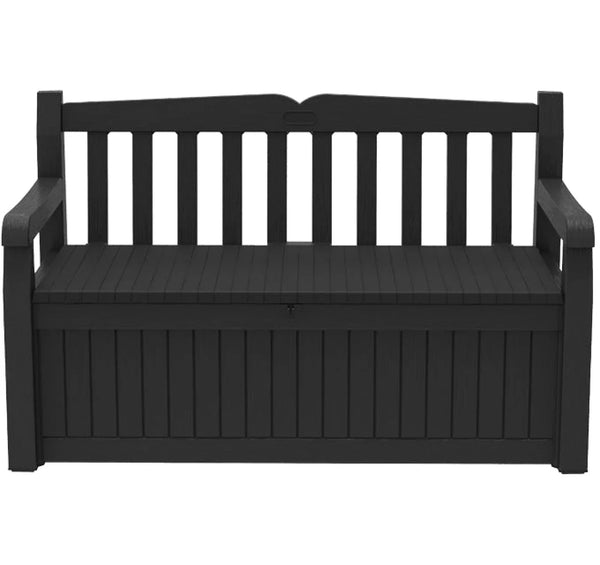 Keter Eden 265L Storage Bench- Dark Grey
