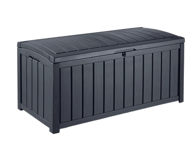 Keter Glenwood 103 Gallon Outdoor Storage Deck Box – Graphite