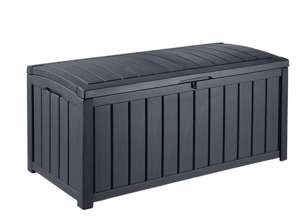 Keter Glenwood 103 Gallon Outdoor Storage Deck Box – Graphite
