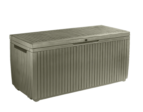 Keter Springwood 80 Gallon Outdoor Storage Deck Box – Green