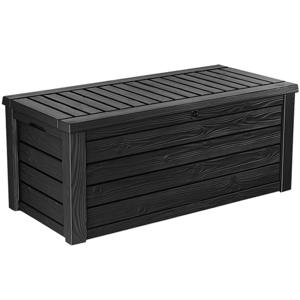Keter Westwood 150 Gallon Outdoor Storage Bench & Deck Box, Graphite