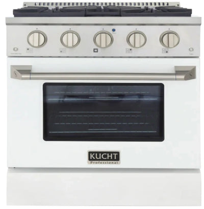 Kucht Professional 30-Inch 4.2 cu. ft. Gas Range with Convection Oven in Titanium