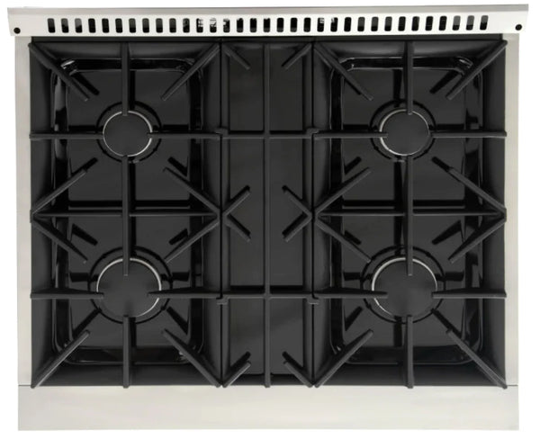 Kucht Professional 30-Inch 4.2 cu. ft. Gas Range with Convection Oven in Titanium