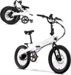 Lectric XP Lite 2.0 Long-Range Foldable Electric Commuter Bike, Arctic White