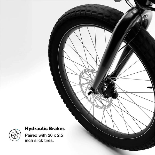 Lectric XP Lite 2.0 Long-Range Foldable Electric Commuter Bike, Arctic White