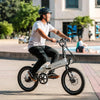 Lectric XP Lite 2.0 Long-Range Foldable Electric Commuter Bike, Arctic White