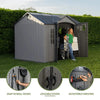 Lifetime 10 ft. x 8 ft. Outdoor Storage Shed, Gray