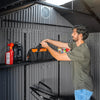 Lifetime 10 ft. x 8 ft. Outdoor Storage Shed, Gray