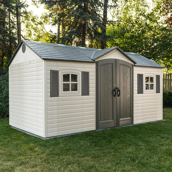 Lifetime 15′ x 8′ Outdoor Storage Sheds
