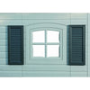 Lifetime 8 ft. x 10 ft. Outdoor Plastic Storage Shed with Floor and Windows (Model 60238)