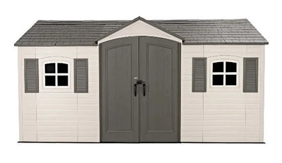 Lifetime Legacy 15×8 Plastic Storage Shed Kit w/ Floors