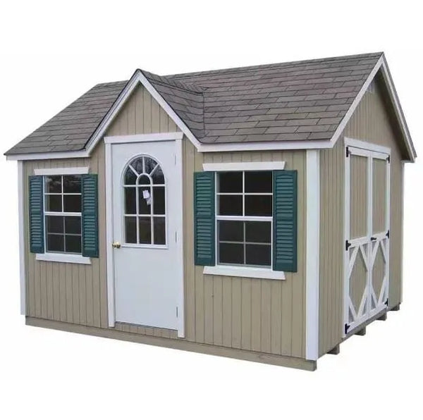 Little Cottage Co. 12 x 10 ft. Classic Wood Cottage Panelized Storage Shed Kit