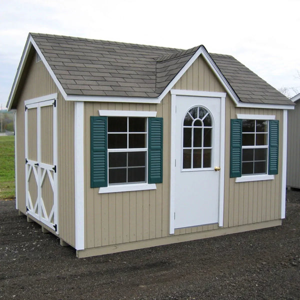 Little Cottage Co. 12 x 10 ft. Classic Wood Cottage Panelized Storage Shed Kit