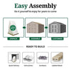 Little Cottage Co. Pre-Cut 12×12 Value Gable Shed Kits