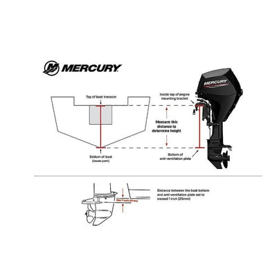 Mercury 4HP Tiller FourStroke Outboard Motor