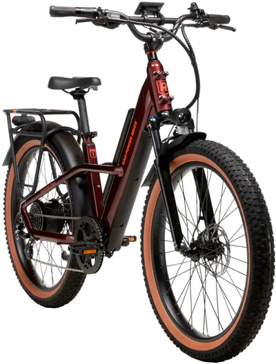 Rad Power Bikes Radster Trail Electric Off-Road Bike, Copper Red, Large