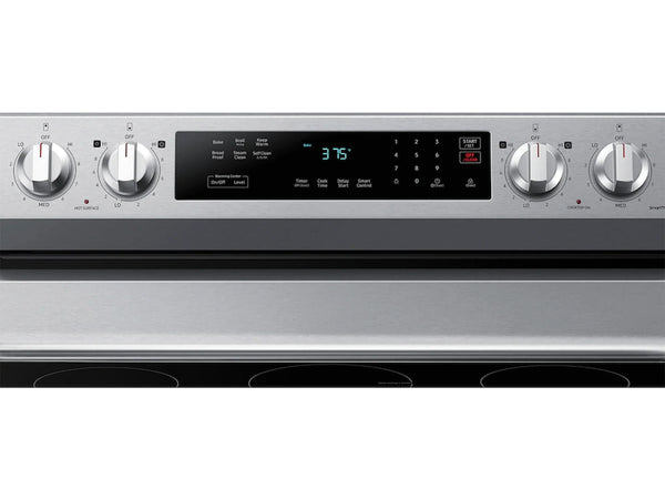 Samsung 6.3 Cu. Ft. Smart Freestanding Electric Range NE63A6311SS