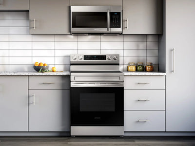 Samsung 6.3 Cu. Ft. Smart Freestanding Electric Range NE63A6311SS