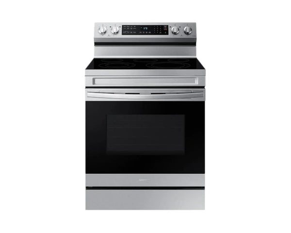Samsung 6.3 cu. ft. Smart Freestanding Electric Range with No-Preheat Air Fry, Stainless Steel NE63A6511SS