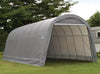 ShelterLogic 15 x 28 x 12 ft. Round Top Portable Garage Shelter, Gray