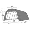 ShelterLogic ShelterCoat Round Style Garage