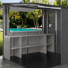Suncast 8 ft. x 7 ft. Cabana Entertainment Resin Shed with Floor