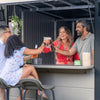 Suncast Cabana 8 x 7 ft. Resin Entertainment Storage Shed with Floor
