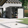 Suncast Modernist 10 ft. x 7 ft. Barn Door Resin Storage Shed