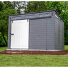 Suncast Modernist 10 ft. x 7 ft. Barn Door Resin Storage Shed