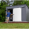 Suncast Modernist 10 ft. x 7 ft. Barn Door Resin Storage Shed