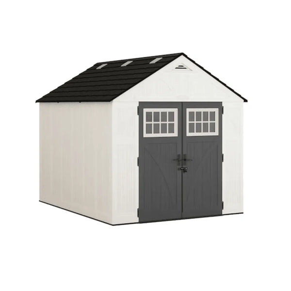Suncast Tremont 8 ft. x 10 ft. Resin Storage Shed with Floor