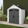 Suncast Vista 7 ft. x 4 ft. Resin Outdoor Storage Shed with Floor
