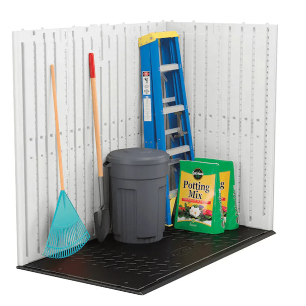 Suncast Vista 7 ft. x 4 ft. Resin Outdoor Storage Shed with Floor