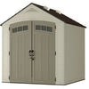Suncast Vista 7 ft. x 7 ft. Resin Outdoor Storage Shed with IllumiVent System