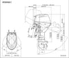 Suzuki 30 HP Outboard Motor DF30ATLW5