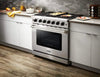 Thor Kitchen LRG3601U 36-Inch Professional Freestanding Gas Range with Convection Oven, Stainless Steel