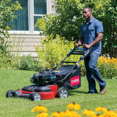 Toro TimeMaster 30″ Personal Pace Gas Lawn Mowers.