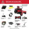 Troy-Bilt Mustang Z46 Zero-Turn Riding Lawn Mowers.