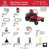Troy-Bilt Mustang Z46 Zero-Turn Riding Lawn Mowers.