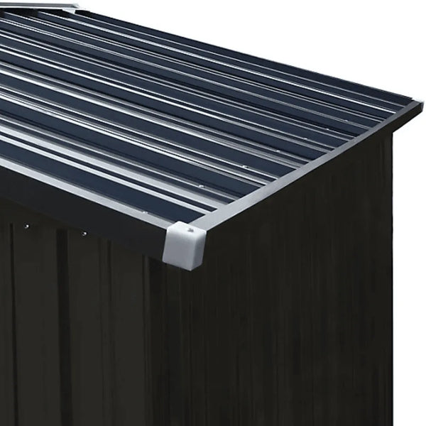 Veikous 8 x 12 Foot Outdoor Storage Shed with Lockable Door and Vents