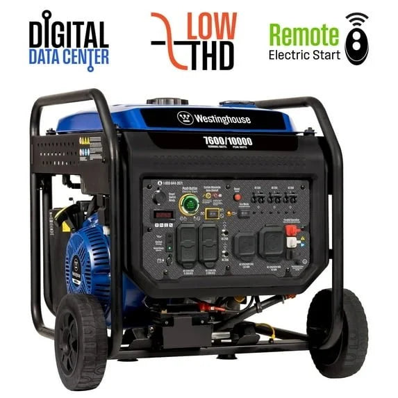 Westinghouse 10,000-Watt Portable Inverter Generators.