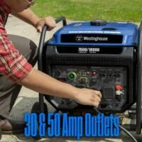Westinghouse EcoGen10000 10,000-Watt Portable Inverter Generators.
