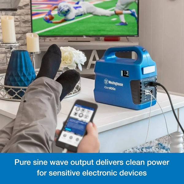 Westinghouse iGen600s Portable Power Station 600W 592Wh News.