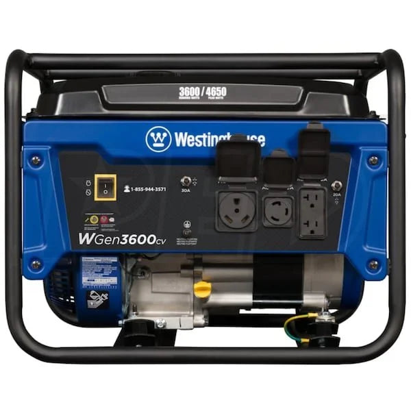 Westinghouse WGen3600cv – 3600 Watt Portables Generators w/ RV Outlet & CO Sensor (49-State)