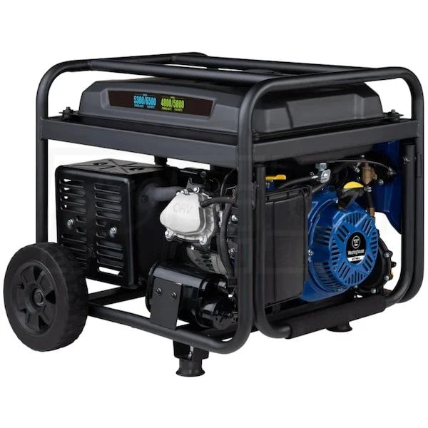 Westinghouse WGen5300DFcv – 5300 Watt Dual-Fuels Portable Generators w/ RV Outlet & CO Sensor (49-State)